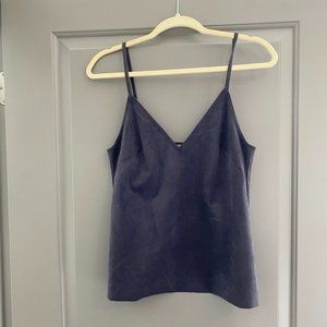 Wilfred Gray Suede Tank sz S